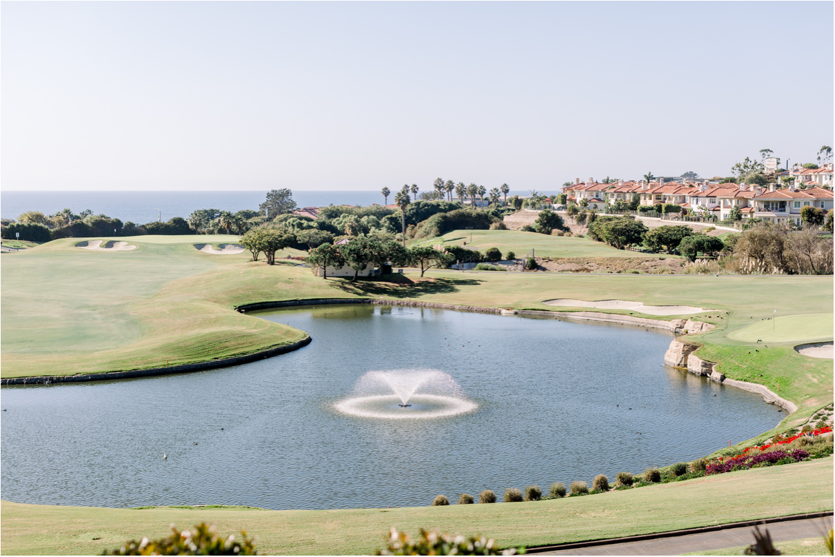 Waterfountain at Monarch Beach Resort wedding