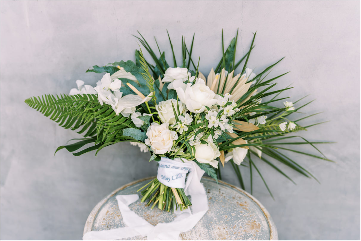 Wedding tropical bouquet