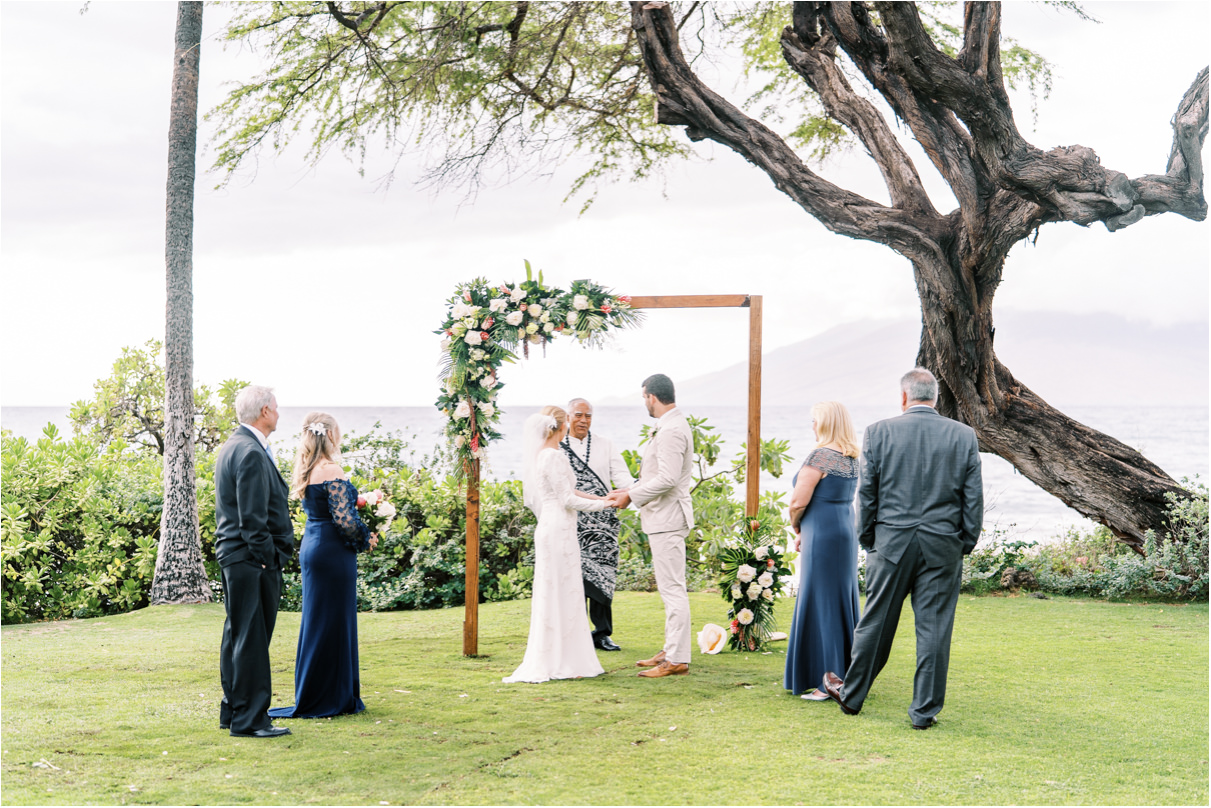 wedding ceremony at andaz maui