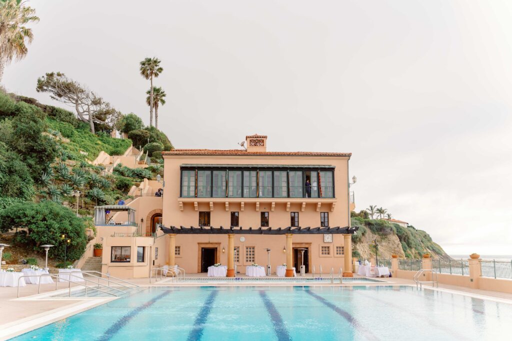 Pool in front of Palos Verdes Beach Club