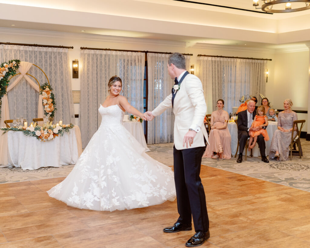 Wedding reception at The Inn at the Mission San Juan Capistrano