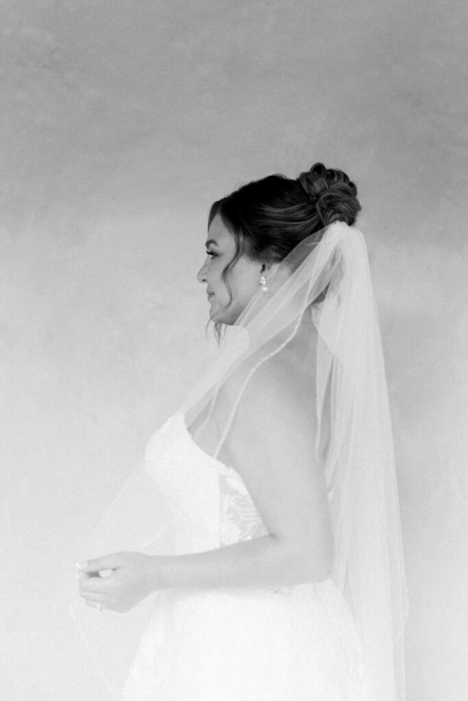Bride portrait at The Inn at the Mission San Juan Capistrano wedding