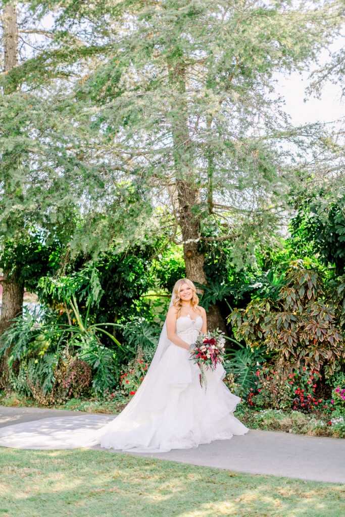 Strawberry Farms Wedding in Irvine bride